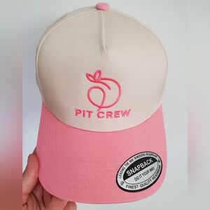 Pit Crew Pink and Cream Women's Hat